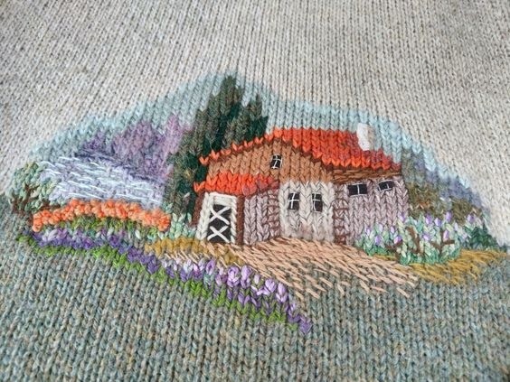 Восхитительная вышивка на одежде