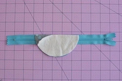 Круглый кошелечек для мелочи или футляр для наушников: мастер-класс