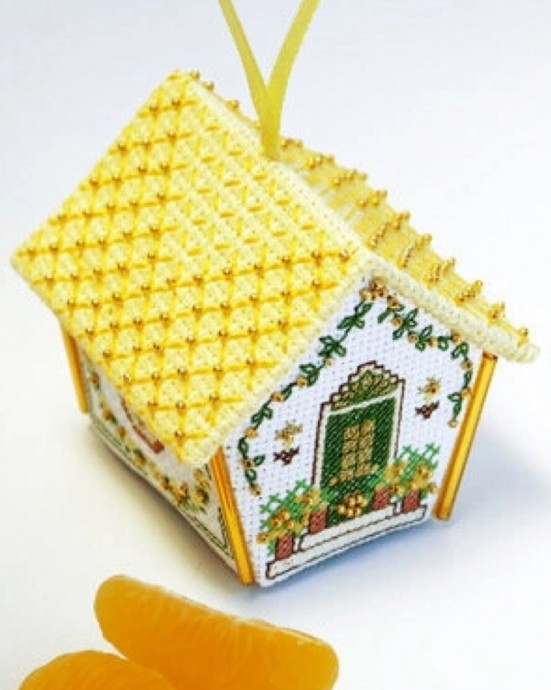 Апельсиново-лимонный пряничный домик