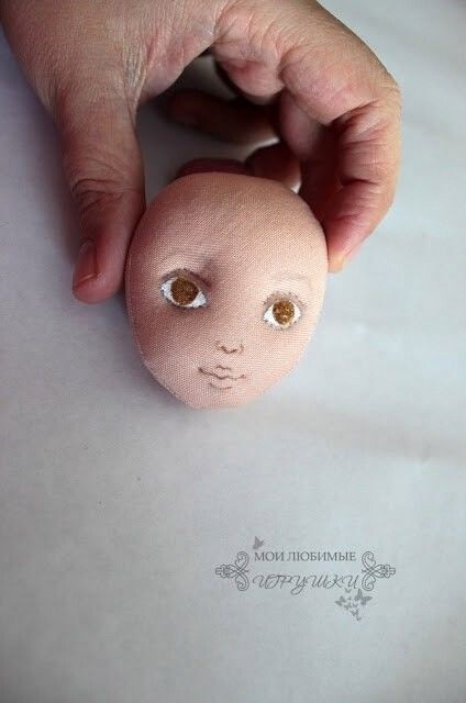 Создаем лицо текстильной кукле своими руками: мастер-класс