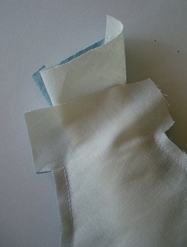 ​Техника обработки переда с дублированием подкладочной тканью