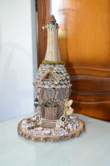 Декоративные сказочные лепные домики