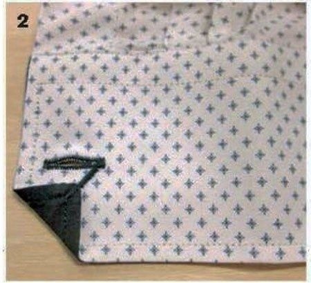 Декор на манжете мужской сорочки