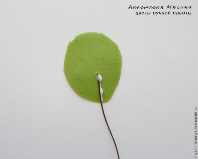 Лепка клевера из полимерной глины