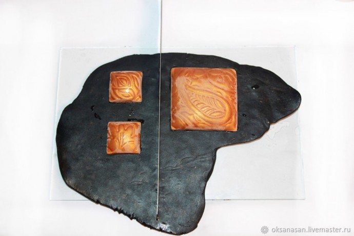 Комплект украшений в технике Мика Шифт