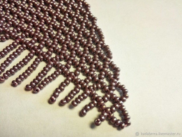 Бахрома для колье-косынки