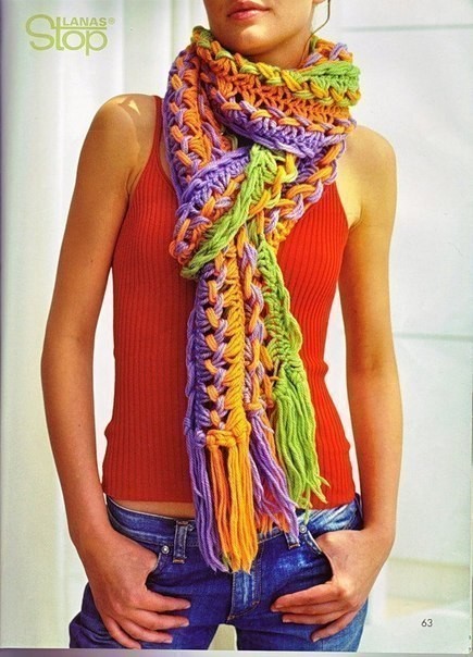 Очень интересный шарфик