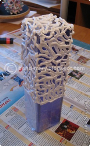 Ваза из жидких гвоздей