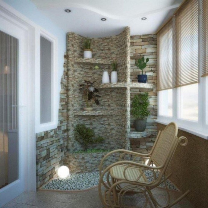 Декоративный камень в интерьере