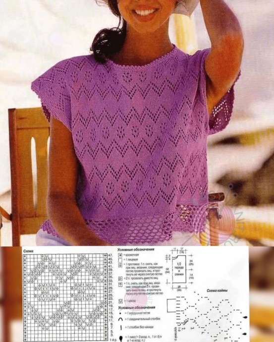 Очень интересные узоры для спиц и крючка