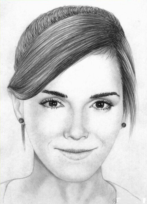 ​Рисуем портрет девушки простым карандашом