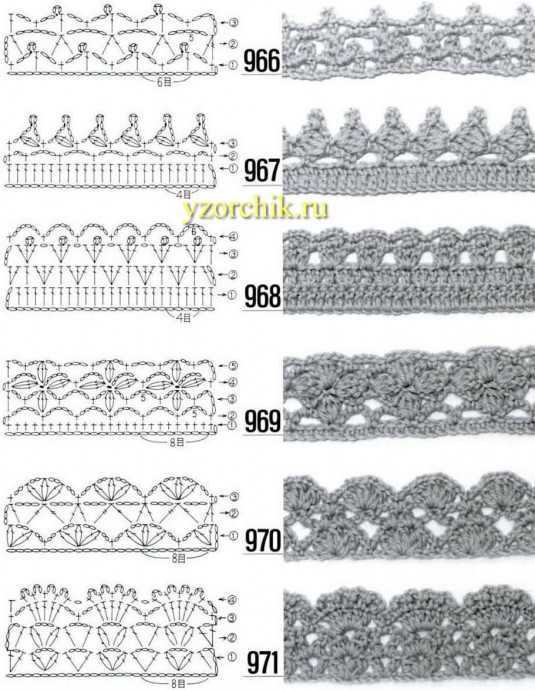Большая подборка каймы