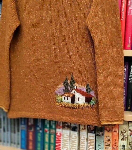 Восхитительная вышивка на одежде