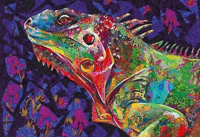 Лоскутные картины в технике аппликации