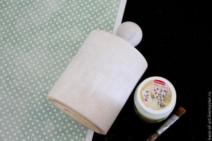 Декорируем баночку с нежными полосками Декорируем баночку с нежными полосками
