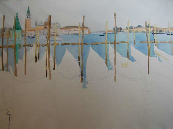 Урок рисования: Венеция