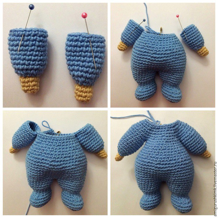 ​Вяжем пупса крючком: мастер-класс