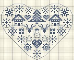Вышиваем красивые сердечки: подборка схем