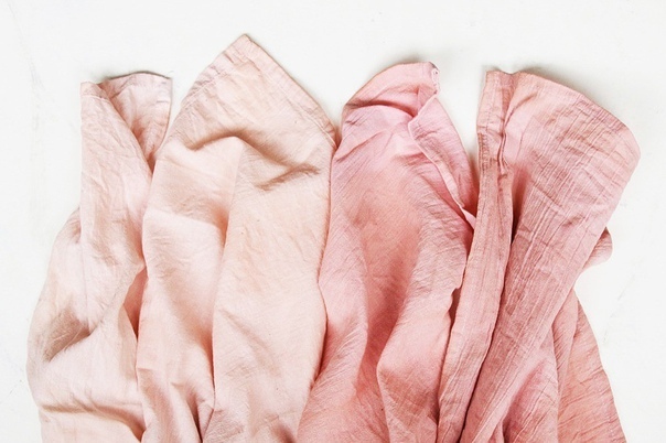 Как покрасить ткань с помощью авокадо в нежнейший розовый цвет