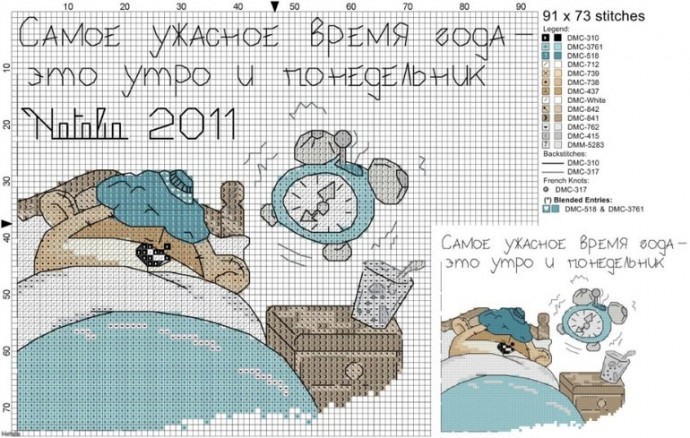 ​Вышивка с плюшевыми мишками