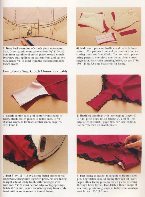 Технология работы с кружевом