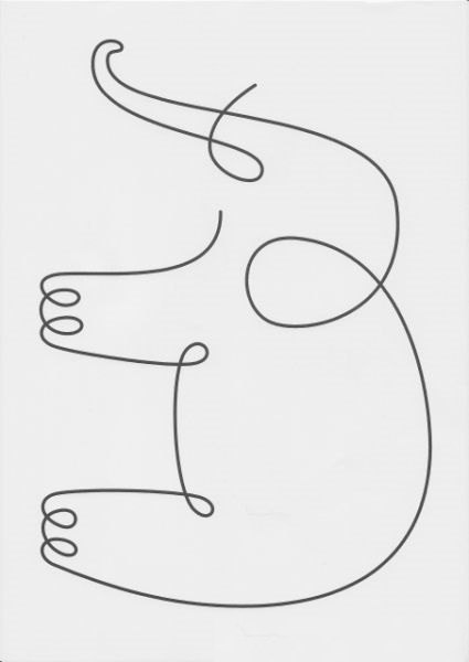 Легкие для повторения рисунки без отрыва руки