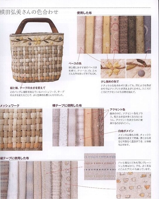 ​Шьём японскую плетеную сумочку