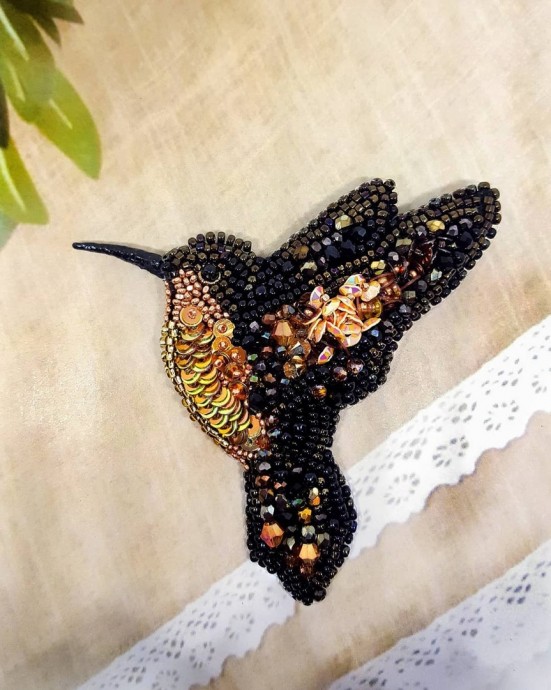 Броши из бисера: идеи