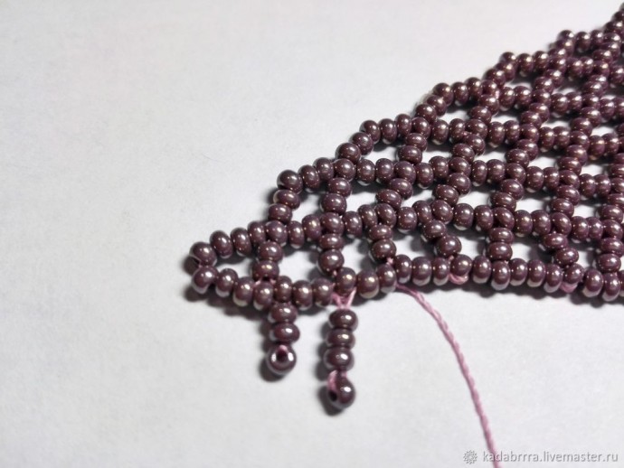 Бахрома для колье-косынки