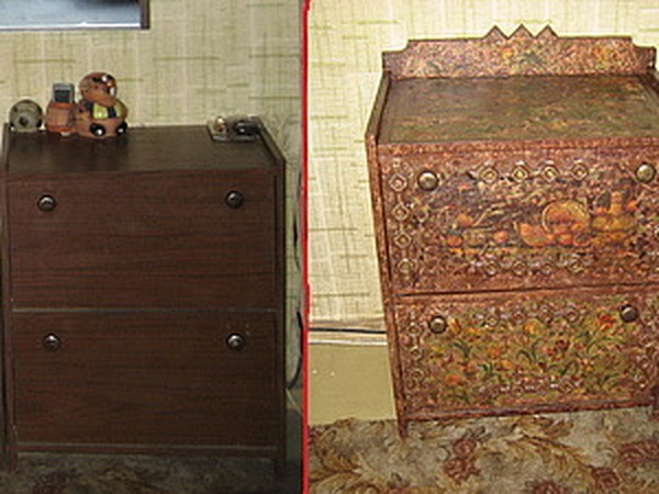 Декор тумбы