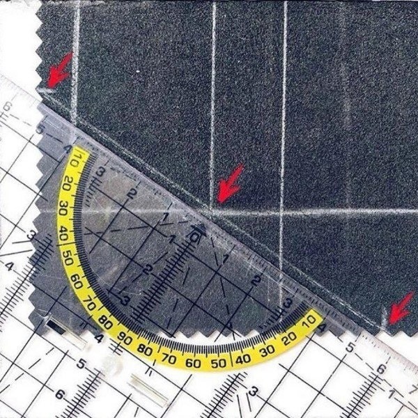 ​Обработка края изделия: шьем уголок "конвертом"
