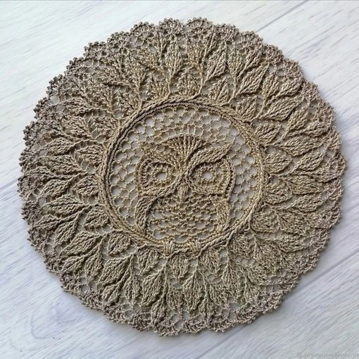 ​Большая салфетка с совой