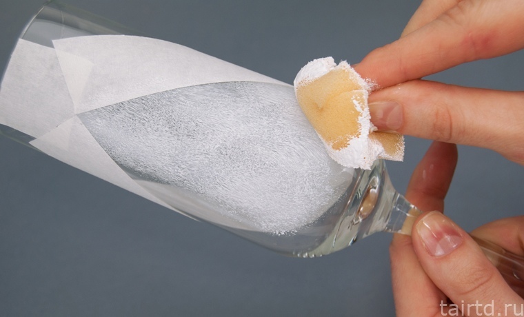 Декупаж свадебных бокалов