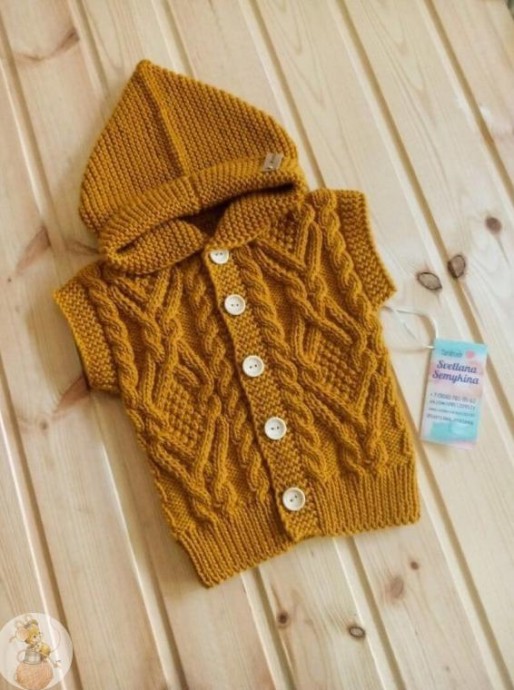 Интересные узоры для вязания жилетки