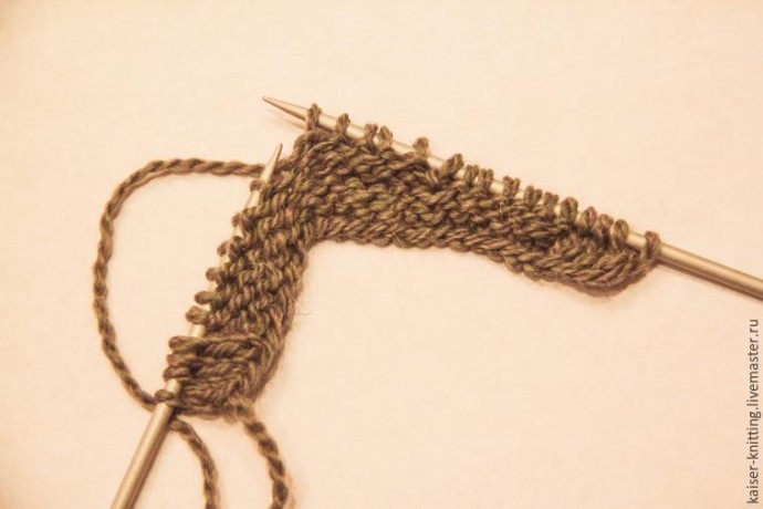 Необычная объемная коса спицами: мастер-класс