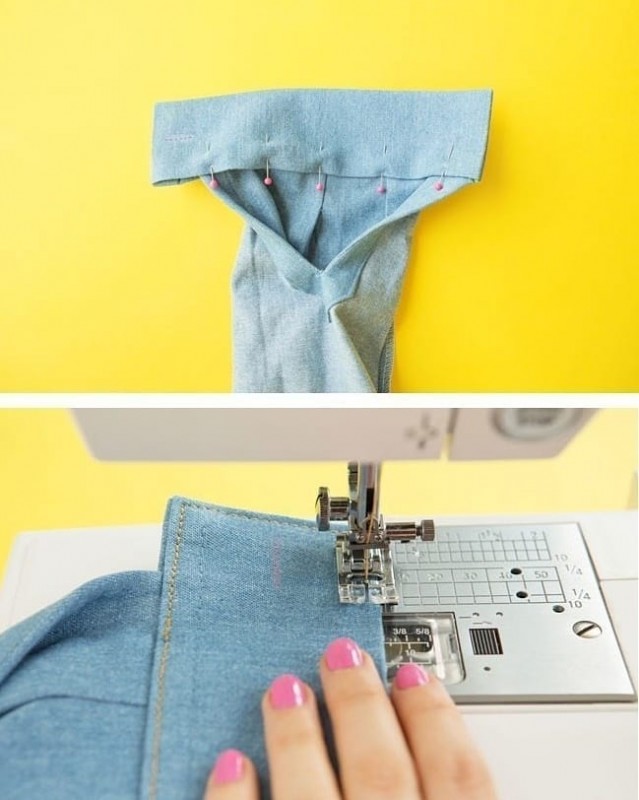 Разрез на рукаве манжеты