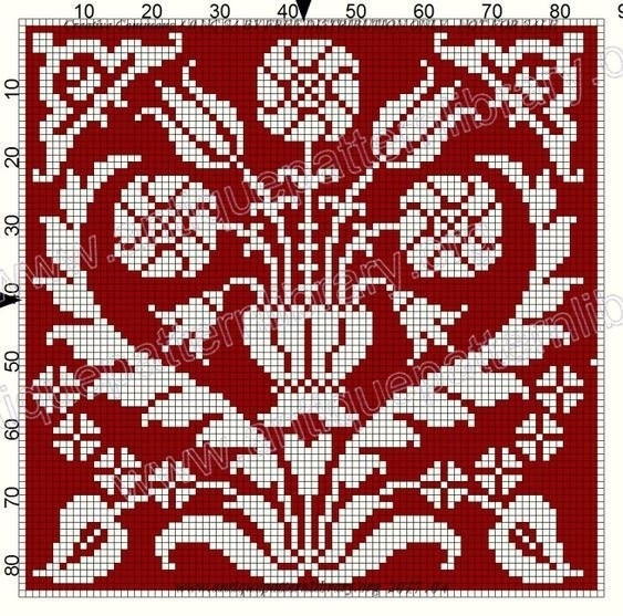 Схемы вышивки орнаментов