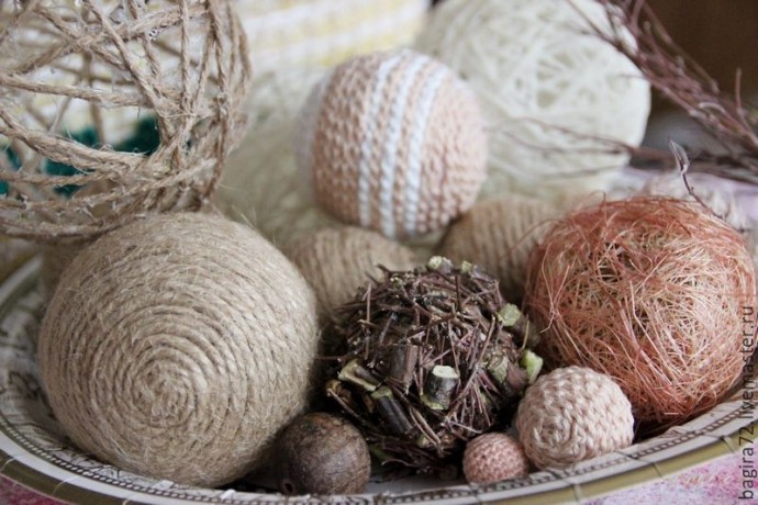 Интересный интерьерный декор в стиле эко Интересный интерьерный декор в стиле эко