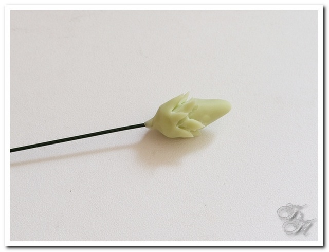 Магнолия из холодного фарфора