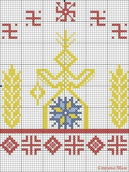 Богиня Макошь: схемы вышивки