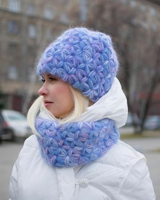 Звёздный узор крючком