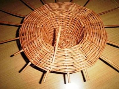 Шляпа из газетных трубочек