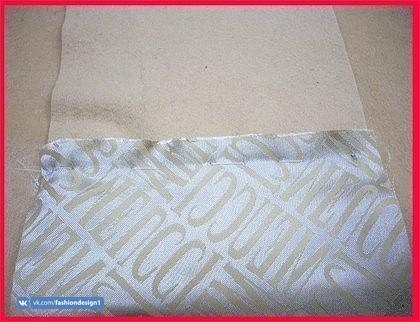 Карман с накладной листочкой