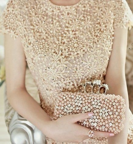 Вышивка искусственным жемчугом