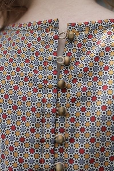 Обработка застёжки на воздушные петли