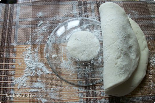 Рыбка "Ажурная" из солёного теста в стиле гжель