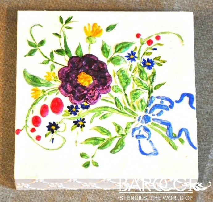 Шкатулка "Старый фарфор"