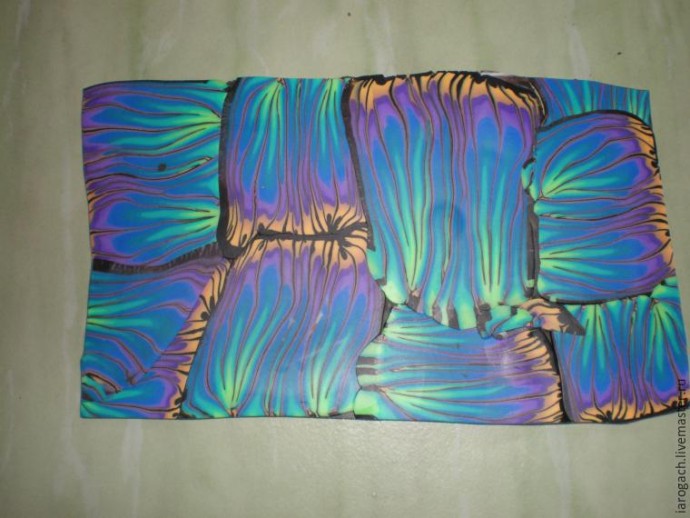 Квилт из полимерной глины