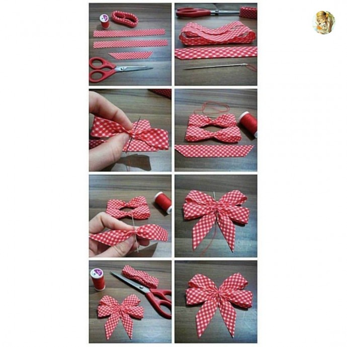 Мастерим бантики для принцесс