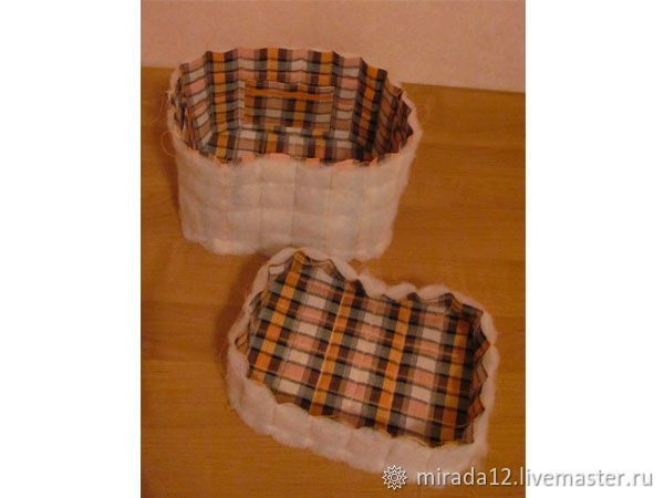 Шкатулка-косметичка с жестким каркасом